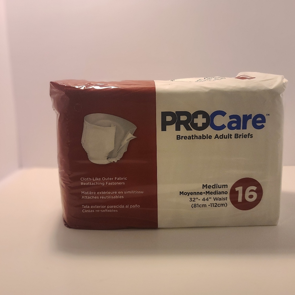 ProCare Breathable Adult Briefs Sz Medium (I-F2)